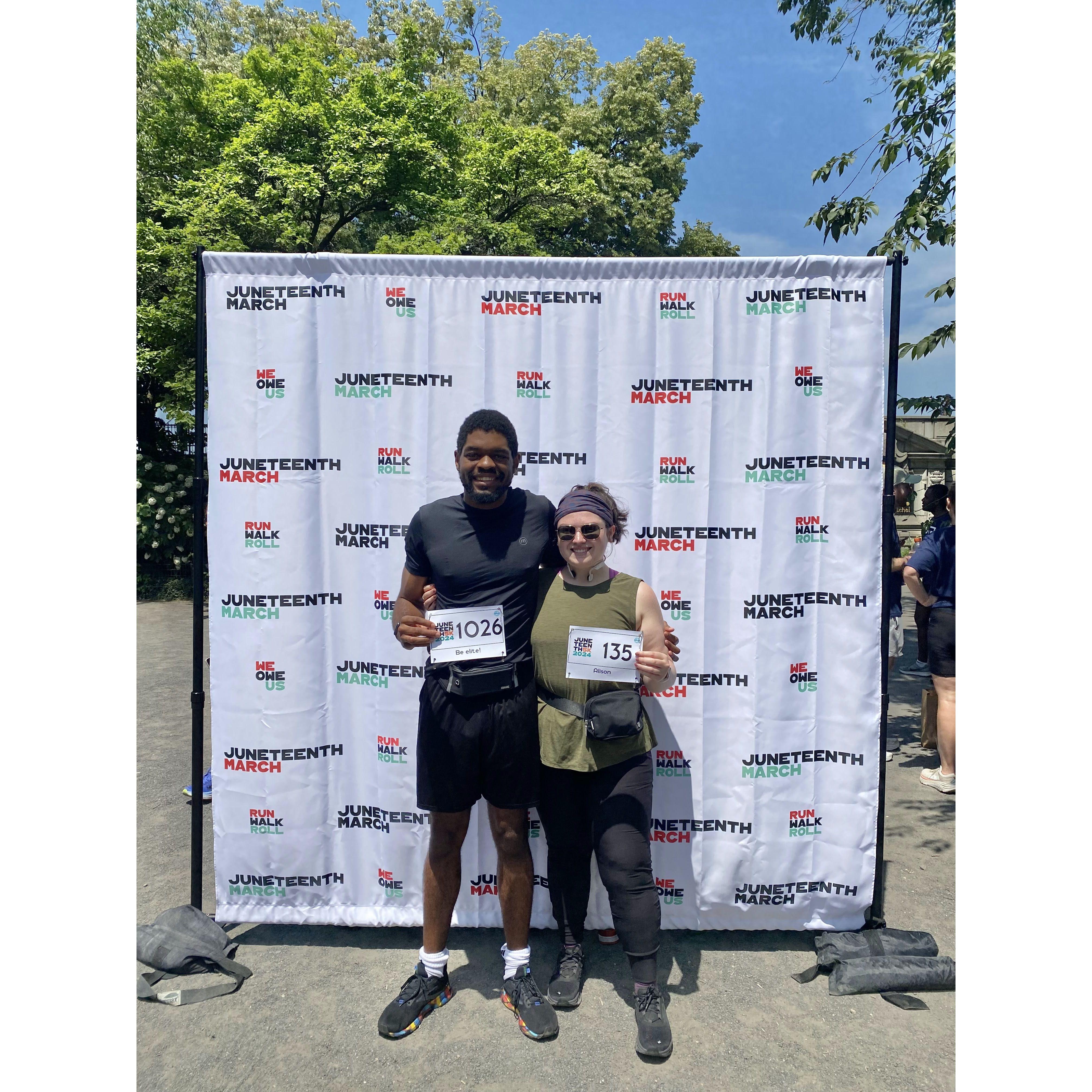 Our first 5K together