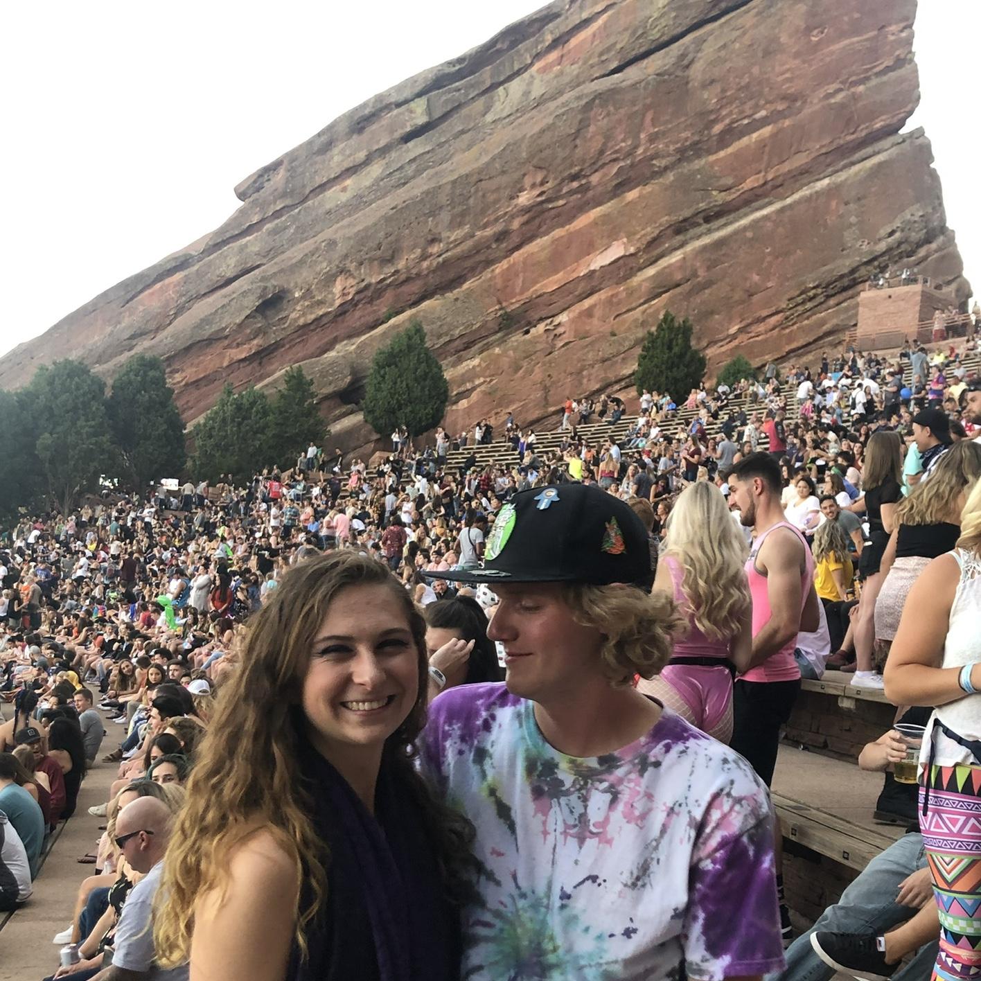First Red Rocks concert together- Zedd 2019