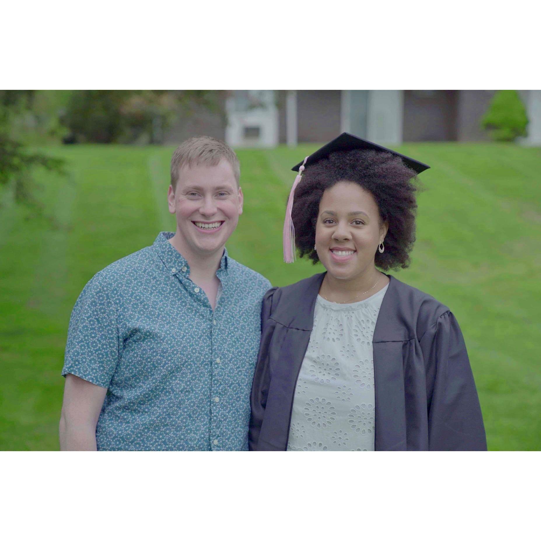 Rachel's graduation at UMass in 2019