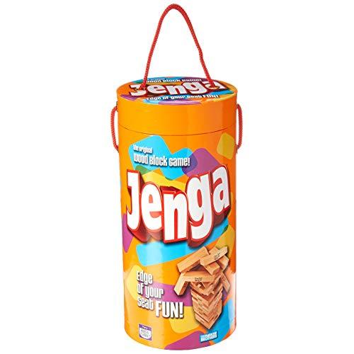 Jenga Game Wooden Blocks Stacking Tumbling Tower Kids Game Ages 6 and Up (Amazon Exclusive)