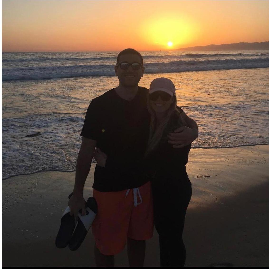 We love CA sunsets at the beach