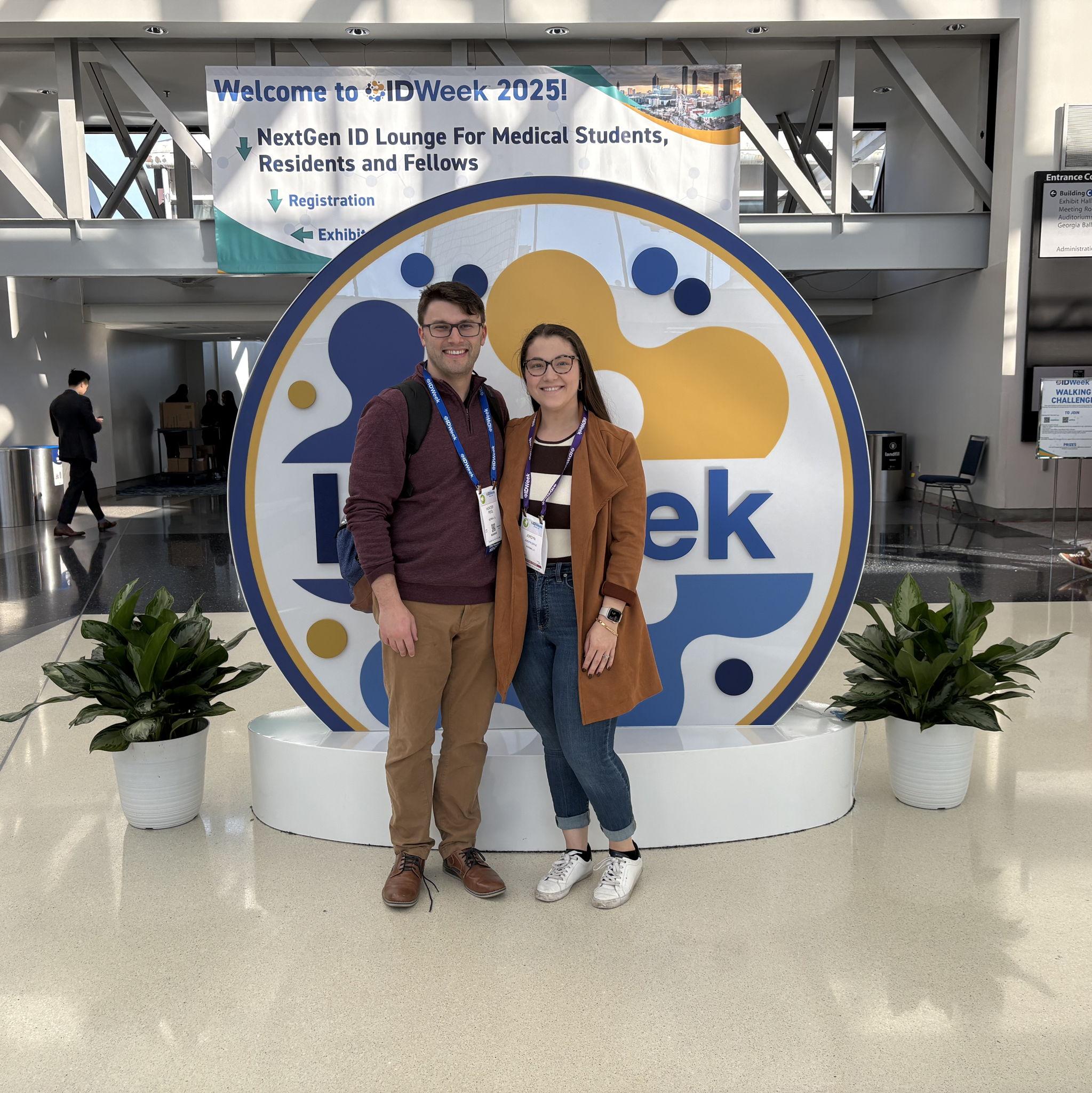 Hunter presenting his research at his first Infectious Disease Week conference! Atlanta, GA 2025