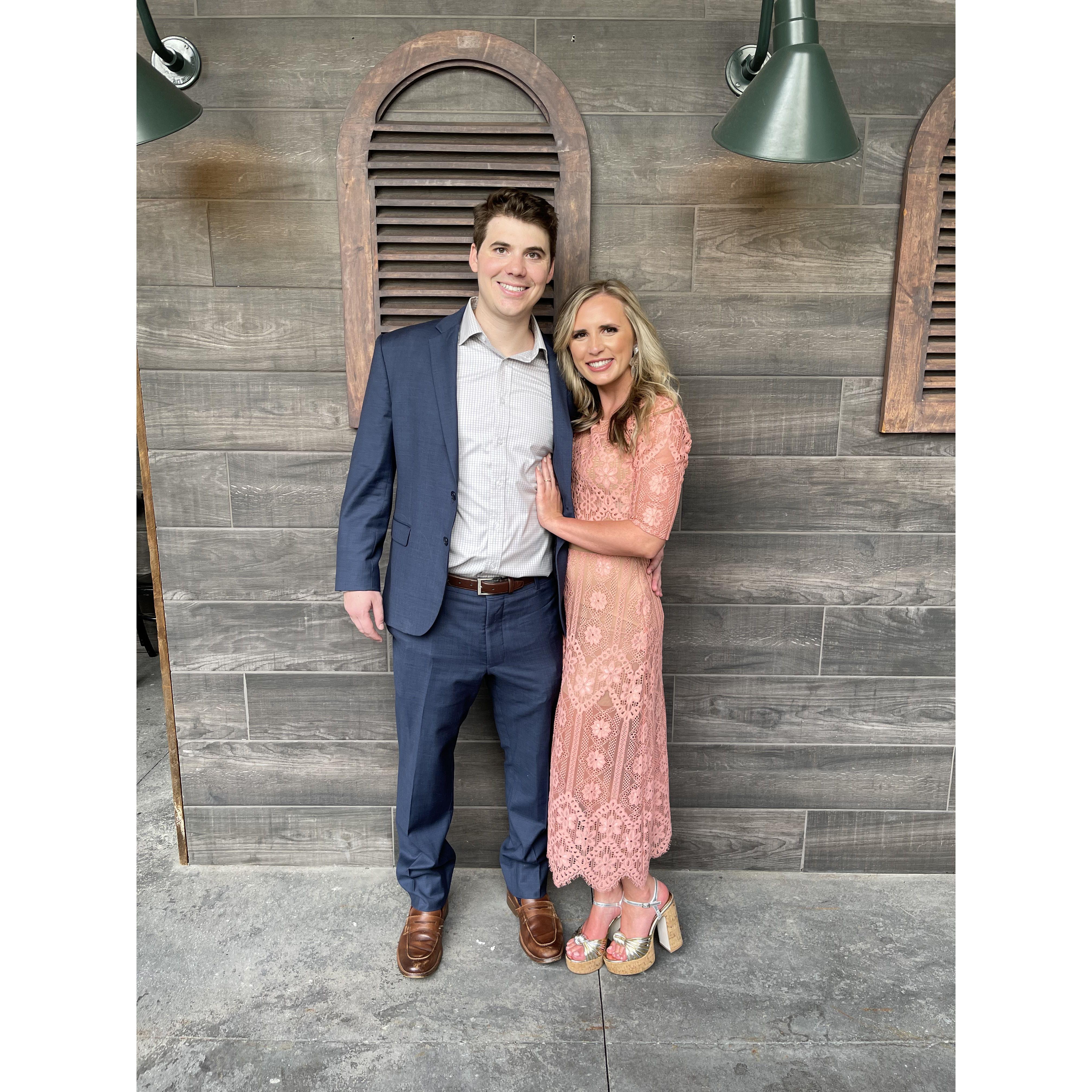 July 2021: Attending another friend's wedding in Atlanta