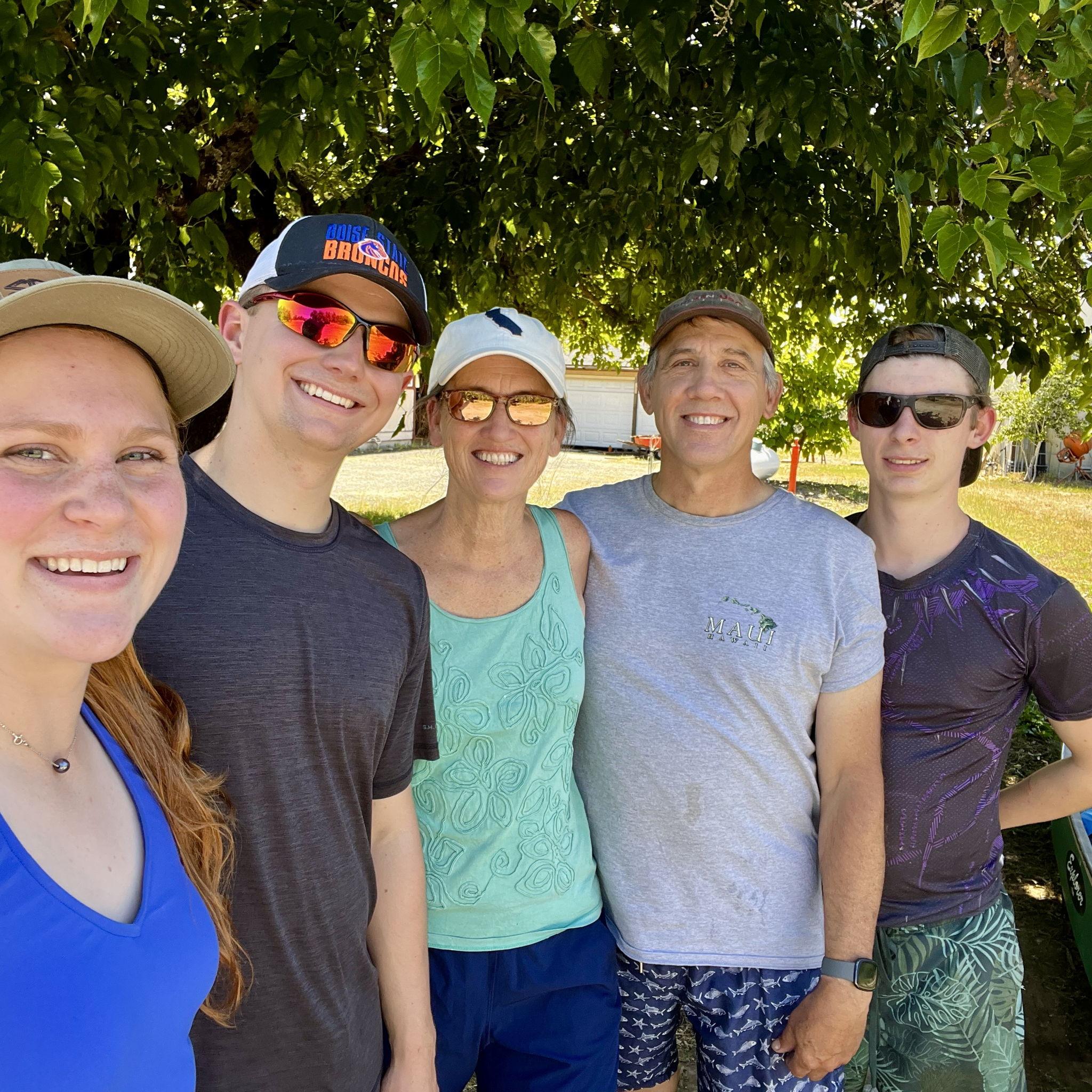 Kayaking Cow Creek with the Winterlins