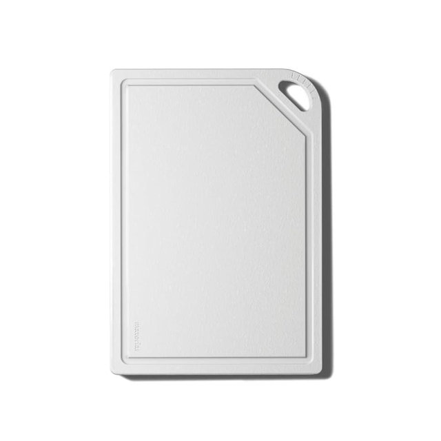 The MK Free Board - Large Plant-Based, Eco-Friendly Cutting Board, Dishwasher-Safe with Juice Groove and Free of Permanent Microplastics (Cloud)