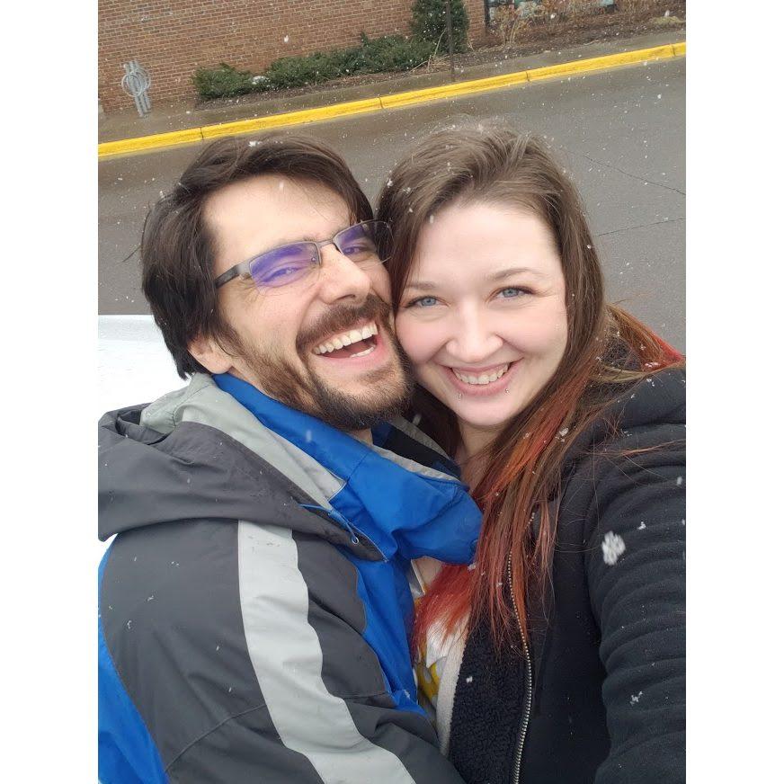 Brian and I use to travel to visit each other a lot in the first year of our relationship. This is a picture of one of those trips