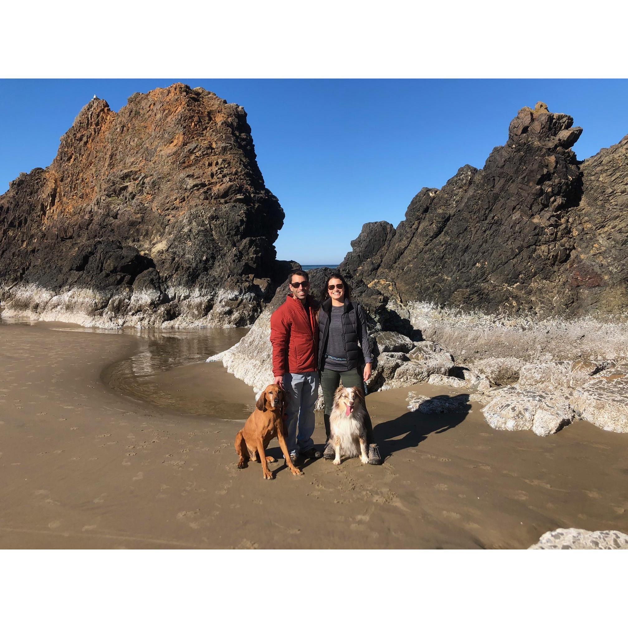 First vacation together. October 2018. Oregon Coast.