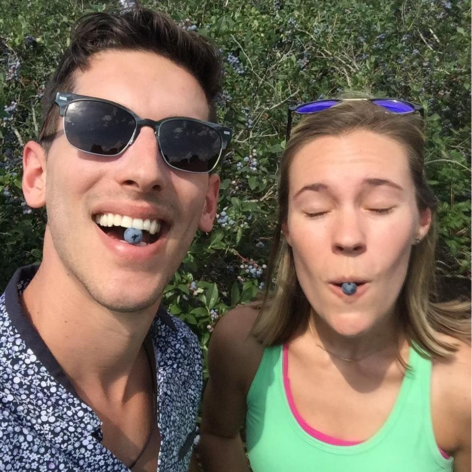 Blueberry picking in Vermont!