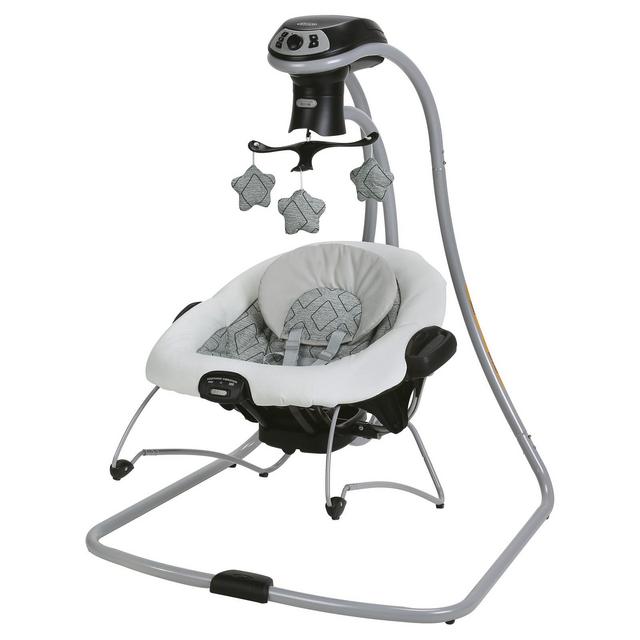 Graco DuetConnect LX Multi-Direction Baby Swing and Bouncer - Asher