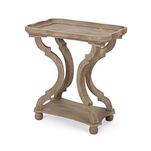 Christopher Knight Home Fannie French Country Accent Table with Rectangular Top, Natural