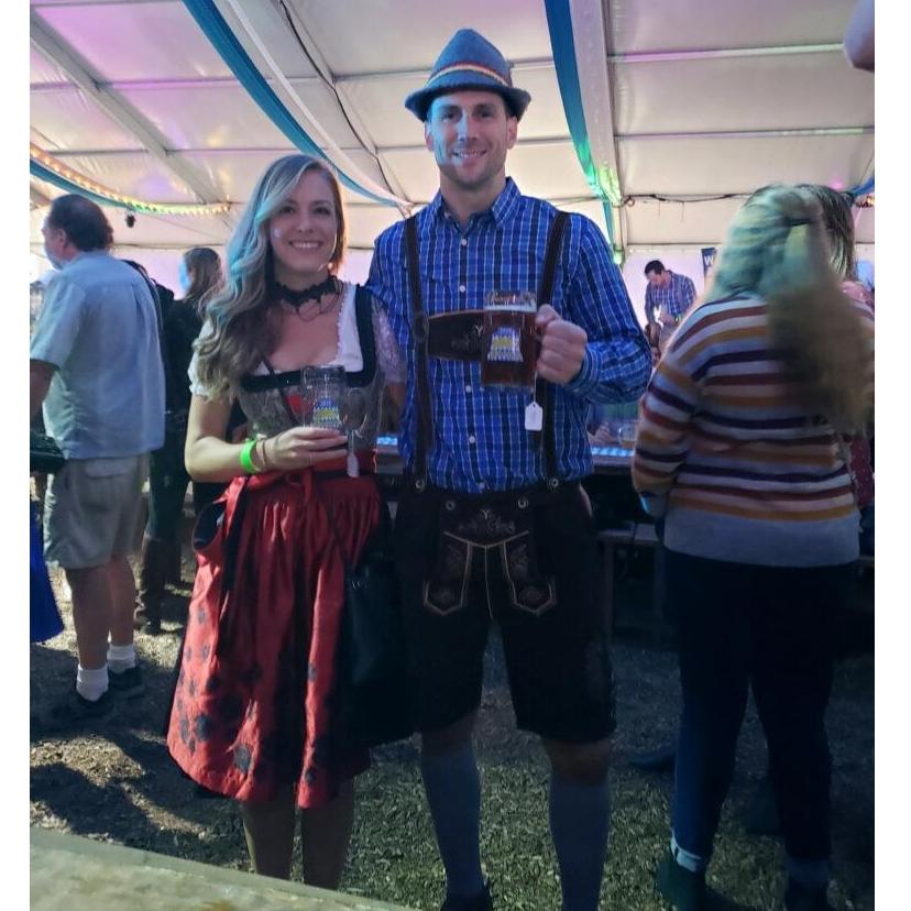 Octoberfest at Sierra Nevada for Kyle and Alex's engagement party.