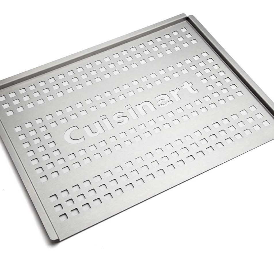 Stainless steel grill topper