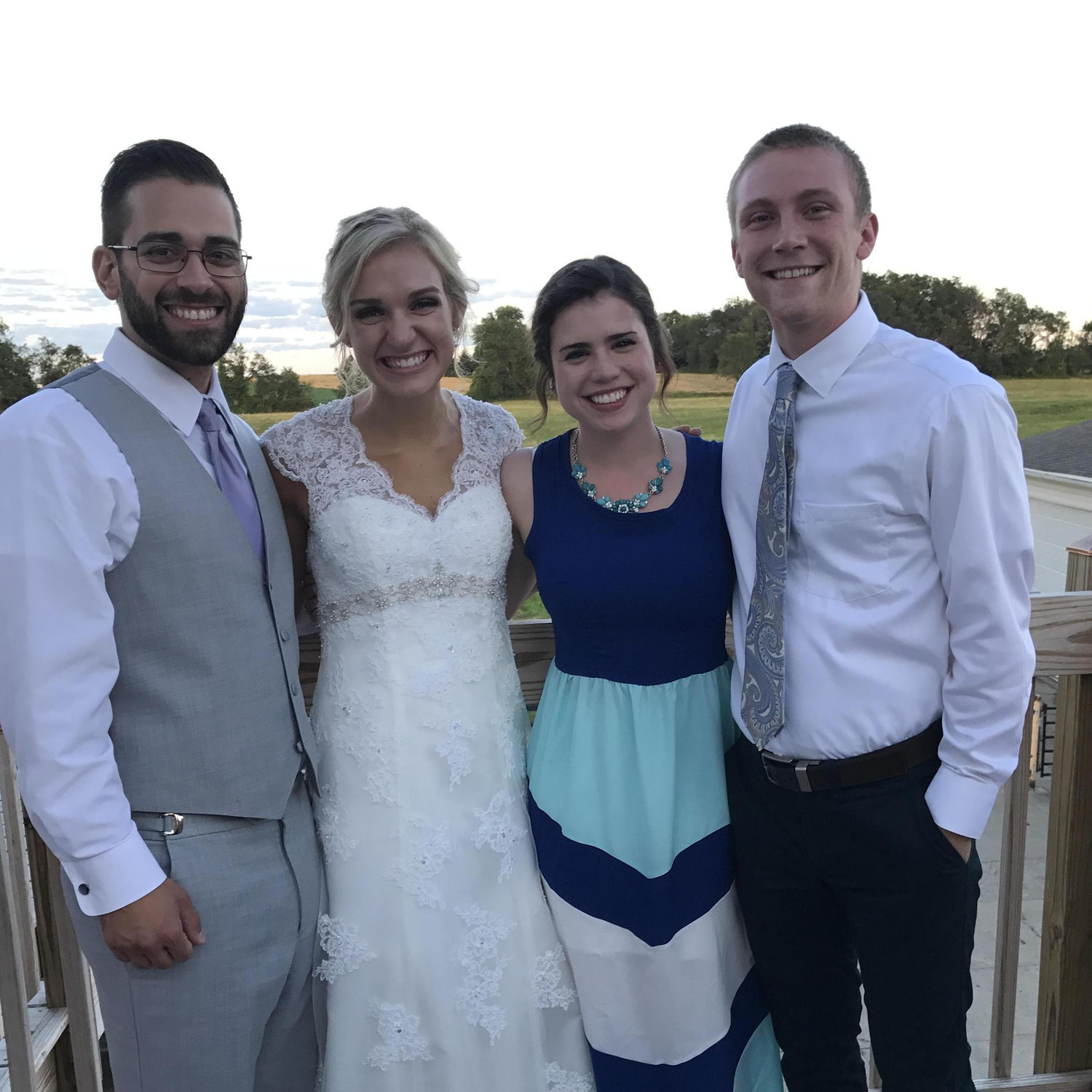 Our first wedding together! Shout out to Joe and Sami :) #KaloGotHer