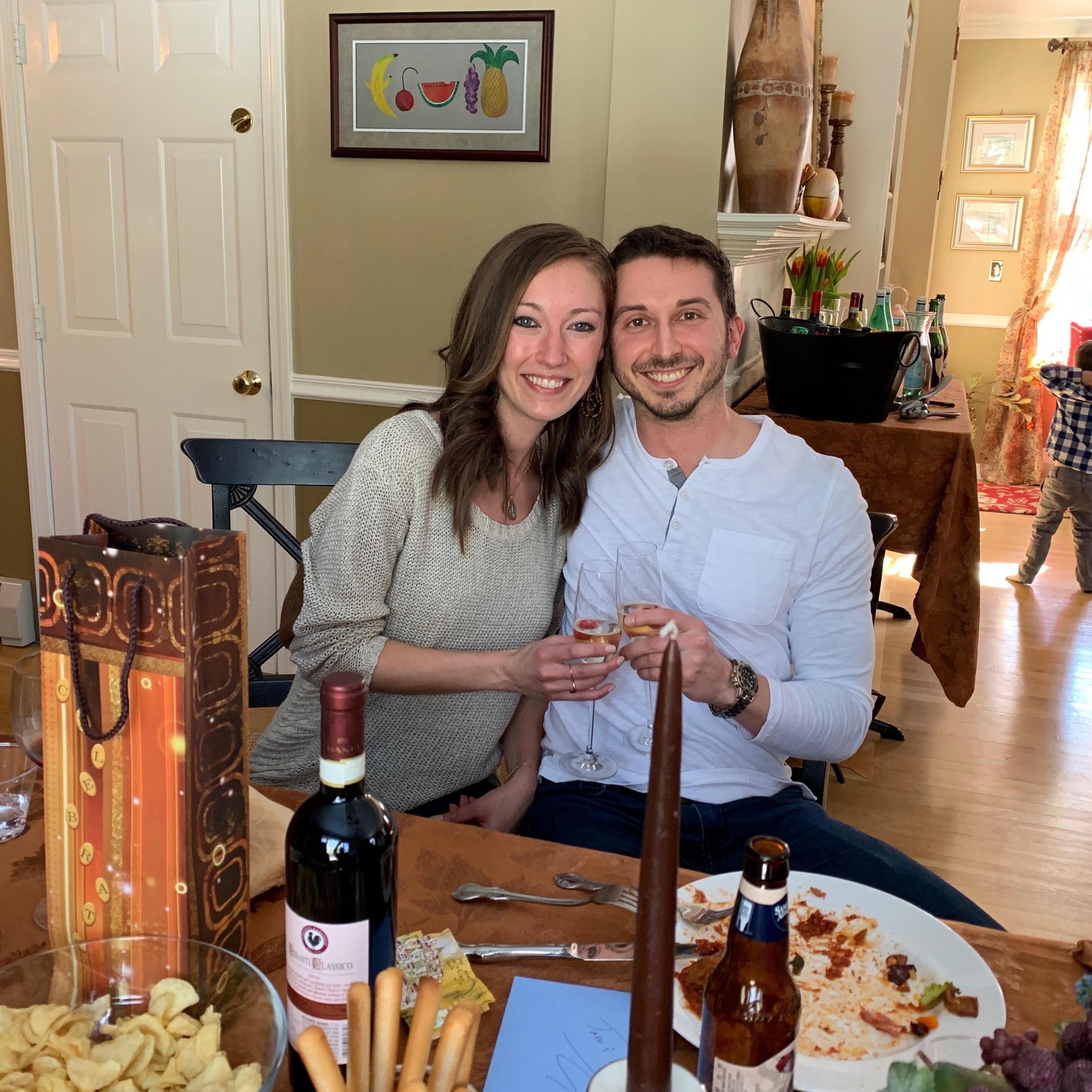 Our surprise engagement party!