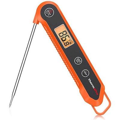 ThermoPro TP03H Waterproof Digital Instant Read Meat Thermometer for Grilling Kitchen Food Thermometer with Calibration & Backlight Smoker Thermometer