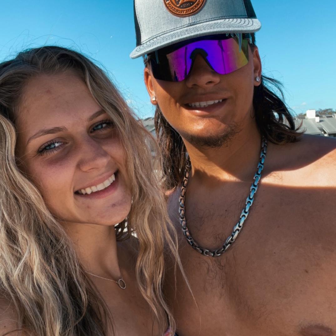 Our first beach trip together ☀️