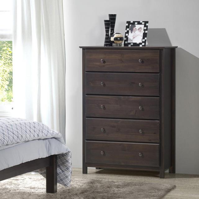 Shaker 5 Drawer Standard Dresser