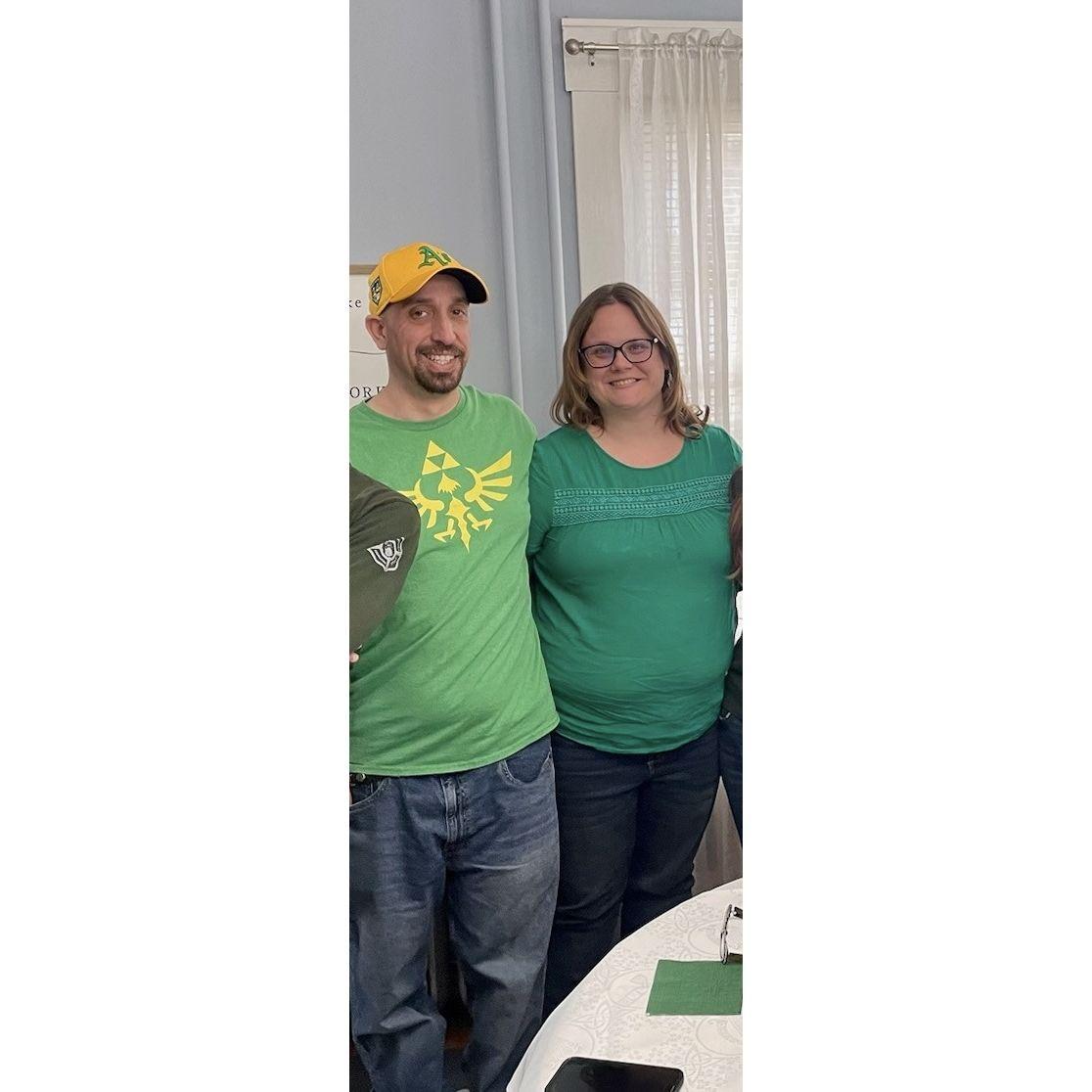 Celebrating St. Patrick's Day with Keith's Family