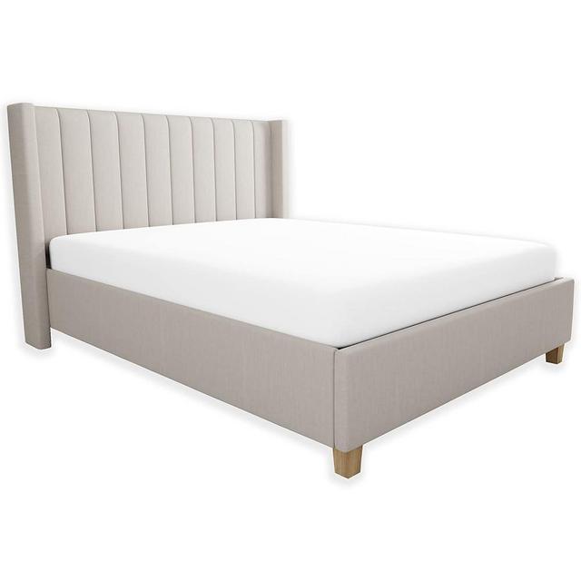 Color Sense 100% Cotton Full Size Fitted Sheet Only White, Hotel Quality, Cotton Fitted Sheet Full, Cool & Breathable Percale Sheets, Elasticized Deep Pocket Bed Sheets Fitted Full - White