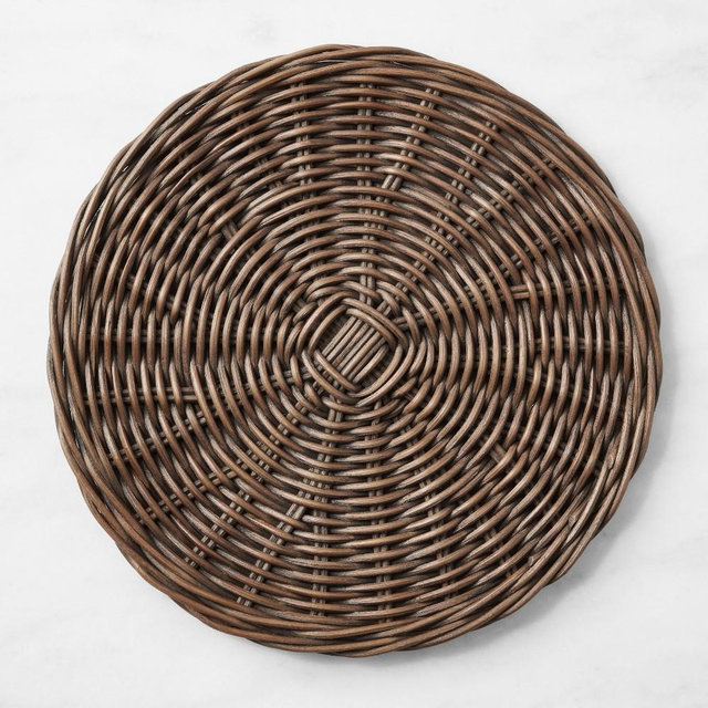 Dark Woven Charger