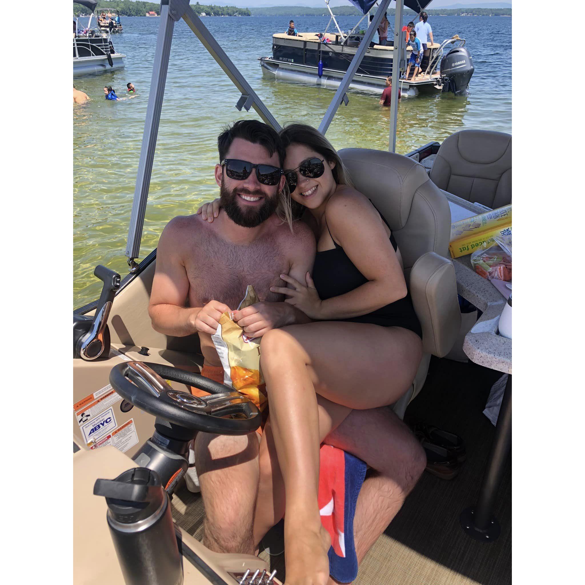 Gancarz Lake Winnesquam boat day