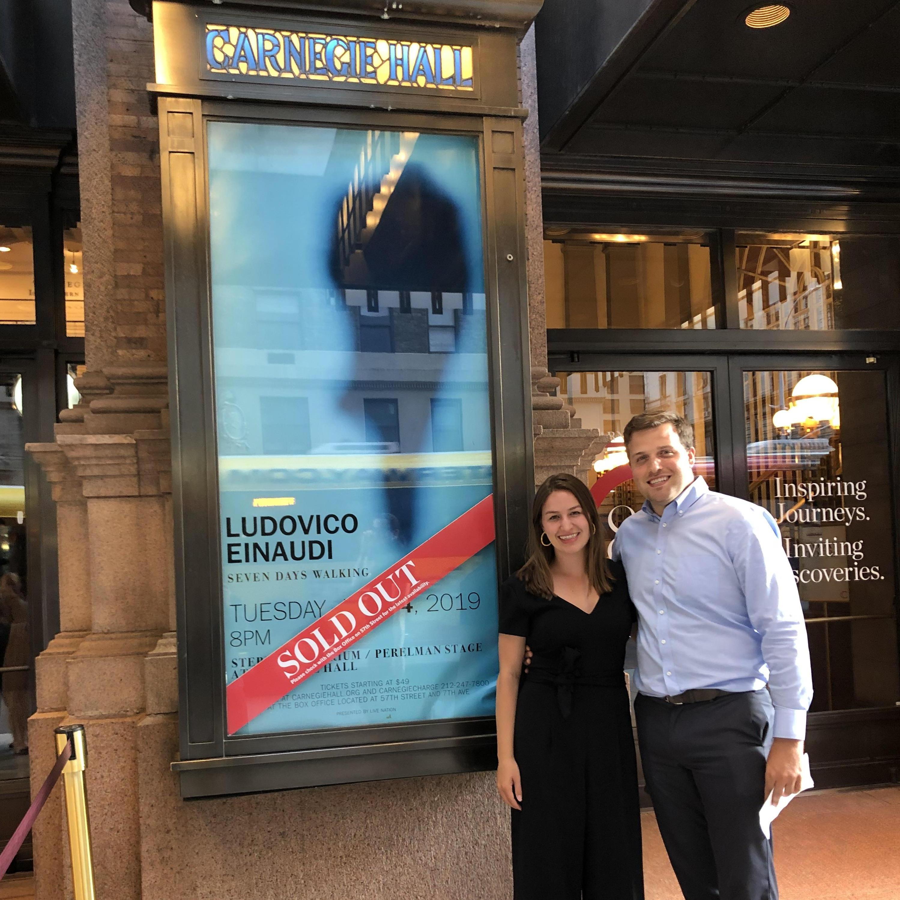 Carnegie Hall: one of Victor's surprise dates for Kelly.