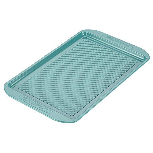 Farberware 46327 Ceramic Nonstick Bakeware, Nonstick Cookie Sheet / Baking Sheet - 10 Inch x 15 Inch, Aqua Blue