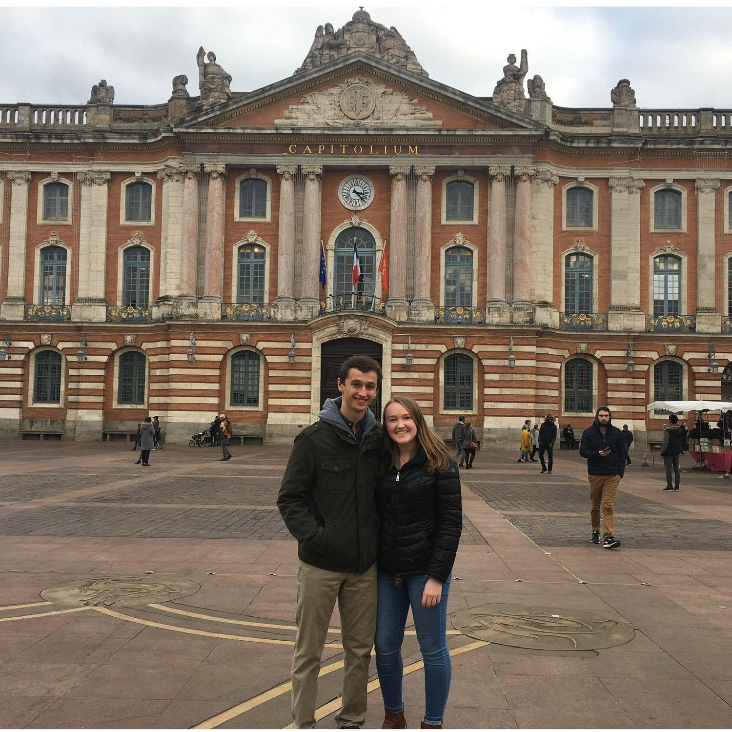 Michael visited Sara when she studied abroad in Toulouse, France!