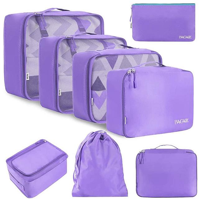 BAGAIL 8 Set Packing Cubes Luggage Packing Organizers for Travel Accessories¡­