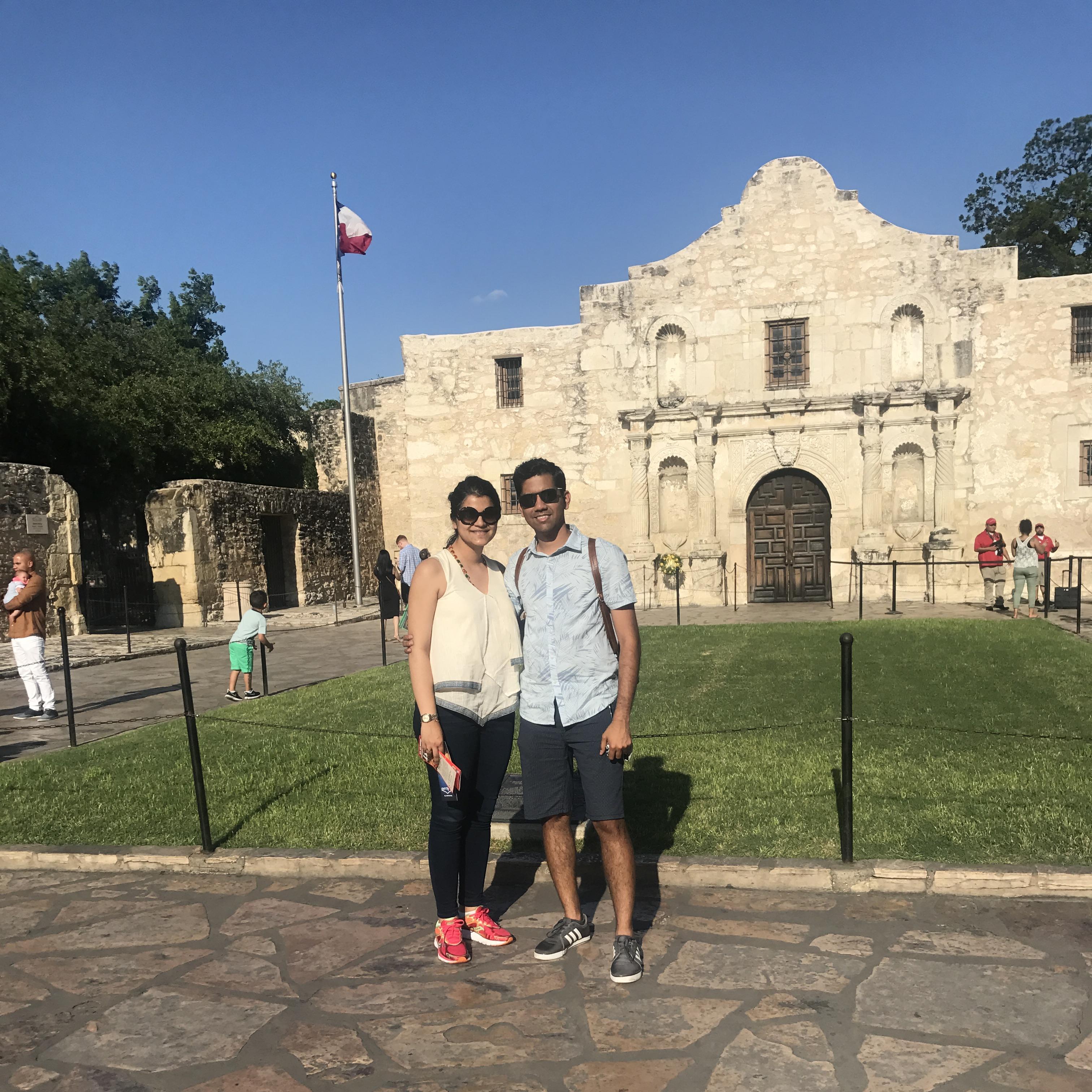 At The Alamo - San Antonio TX