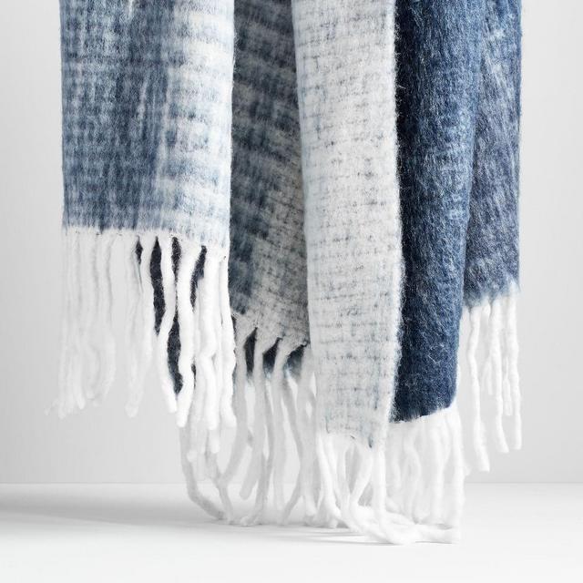 Barcode Soft Touch Throw, Midnight, 50"x60"