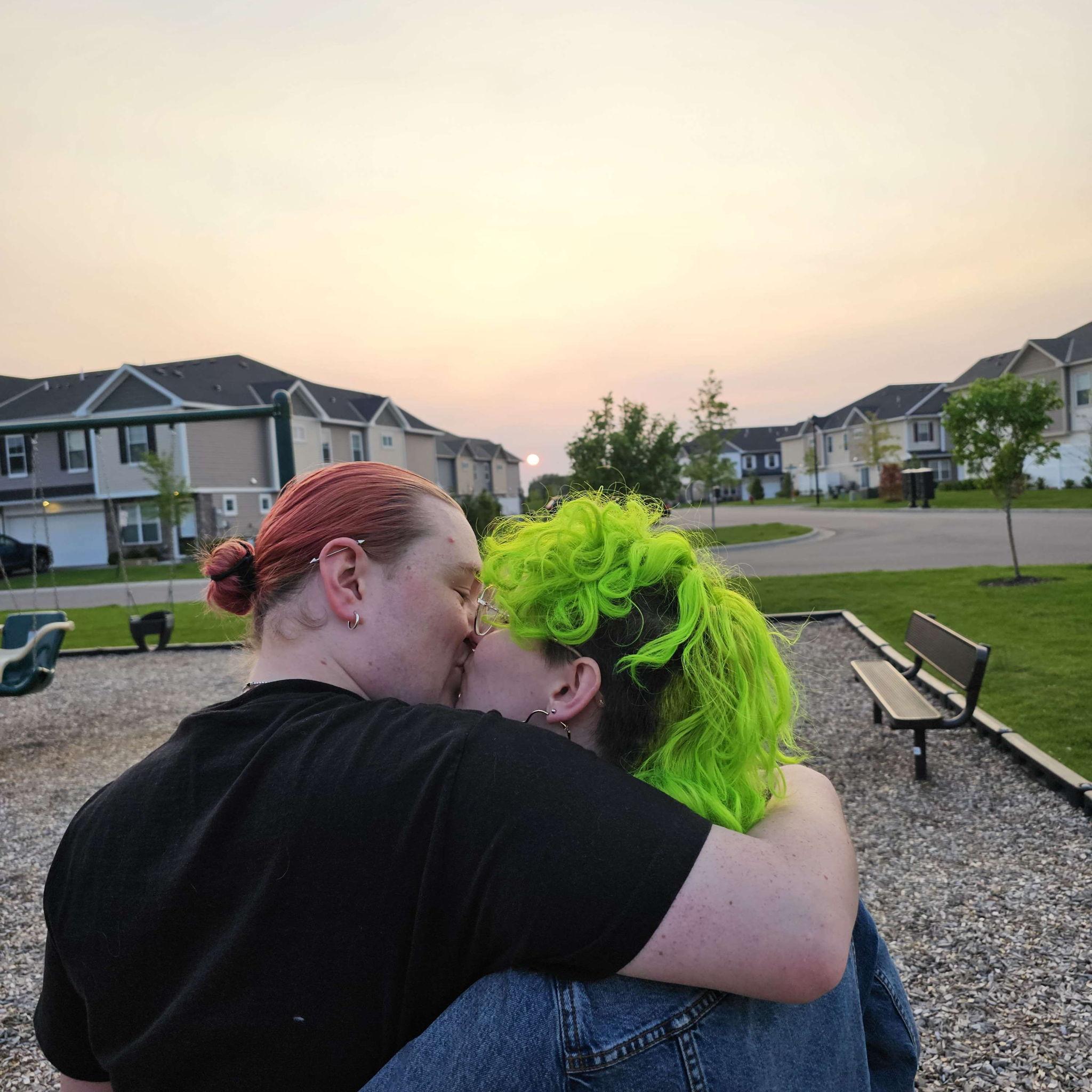 Some sunsets require kisses. It's just a fact.