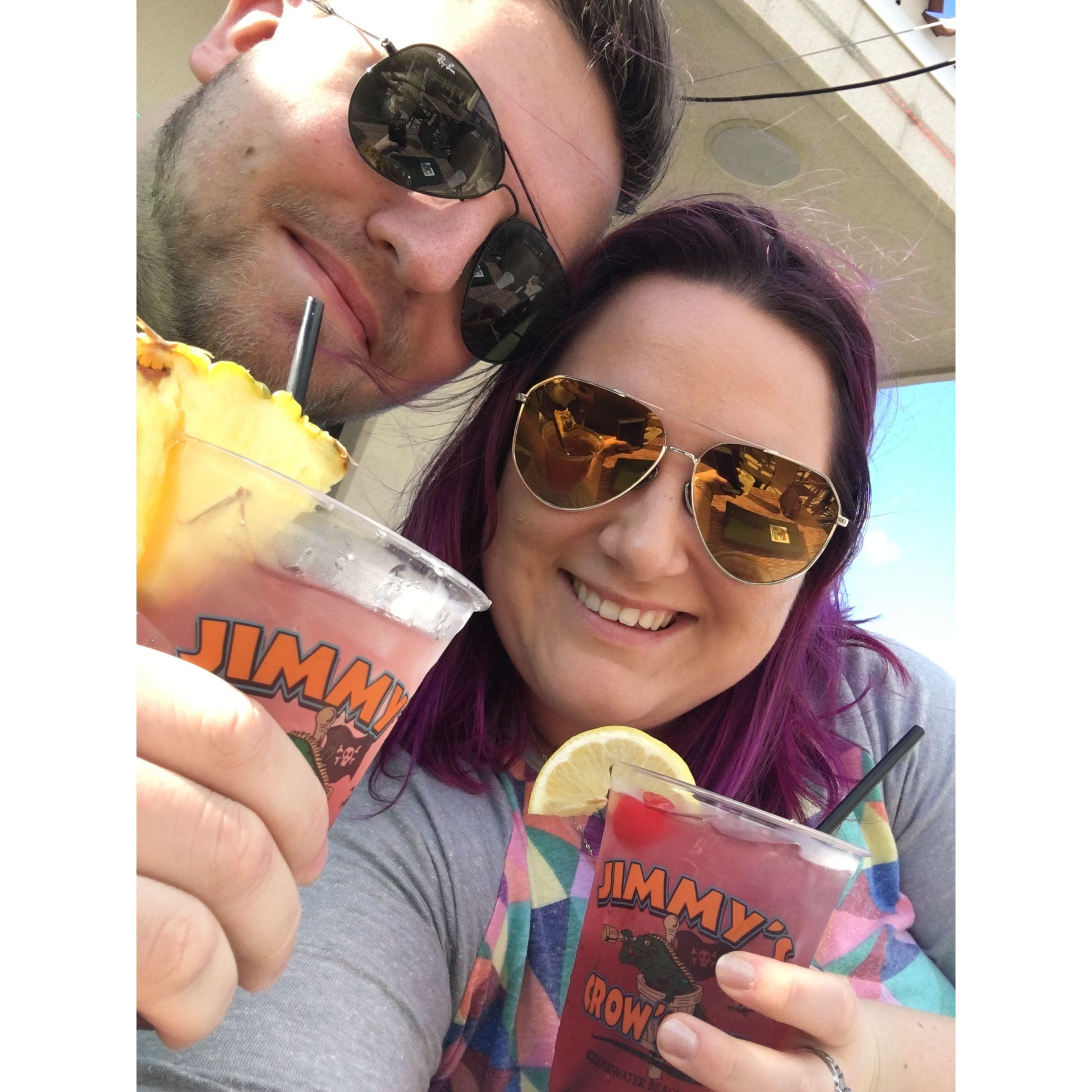 For Dylan's 21st we went to Florida and it was so much fun! We learned on that trip and others along the way that Dylan is a vacationer and Eryn is a traveler.