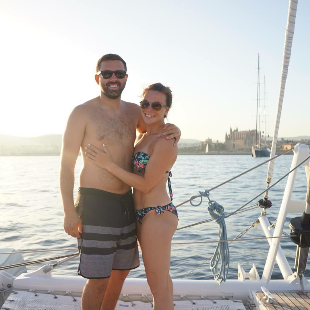 Sailing around Mallorca, Spain.