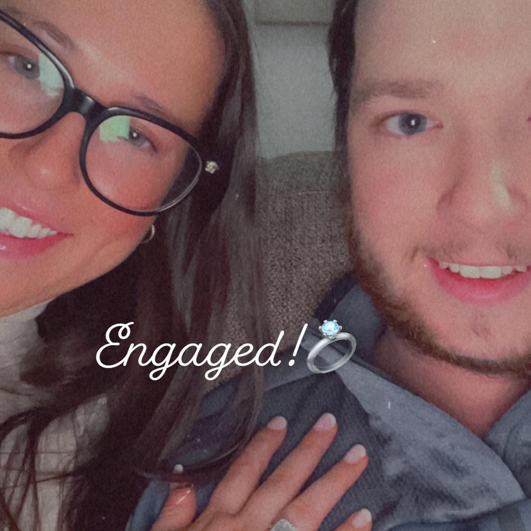 We’re engaged! Jordan proposed on Christmas morning in 2022.