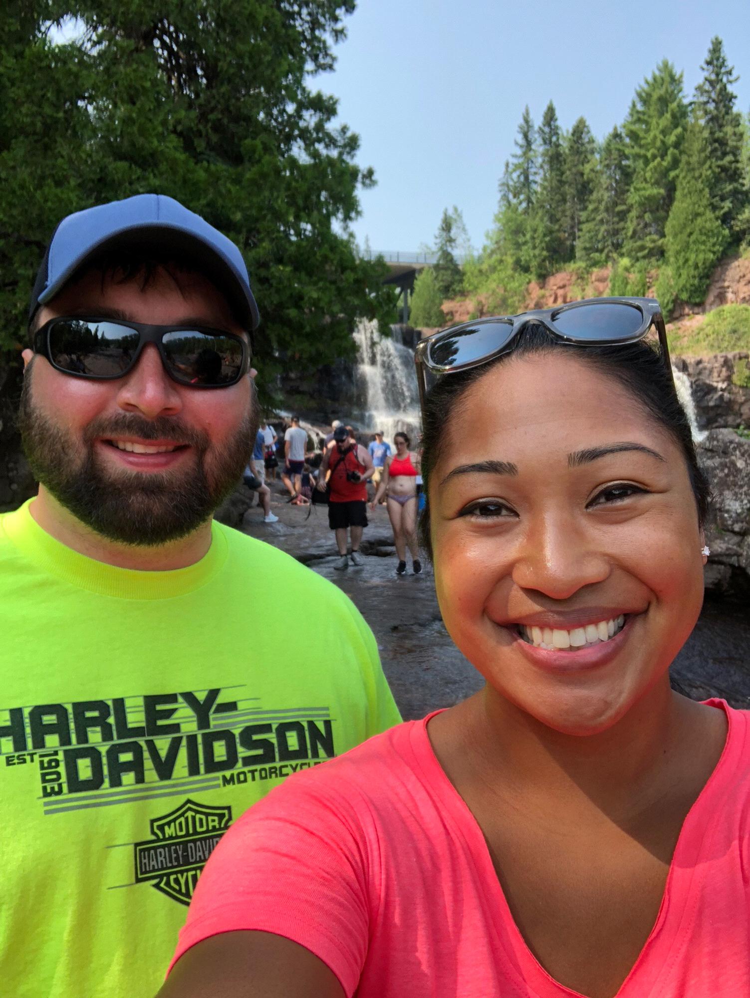 In the summer we enjoy motorcycle trips with friends.  We went up to Duluth with the Gubbels last summer.