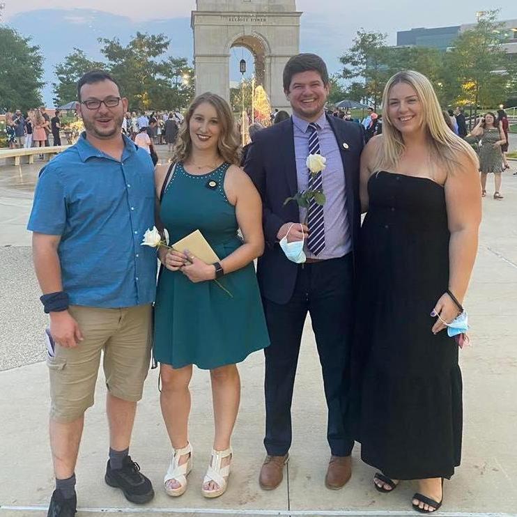 When Matt graduated nursing school in 2021. He actually graduated with one of Crystal's friends, Sarah!