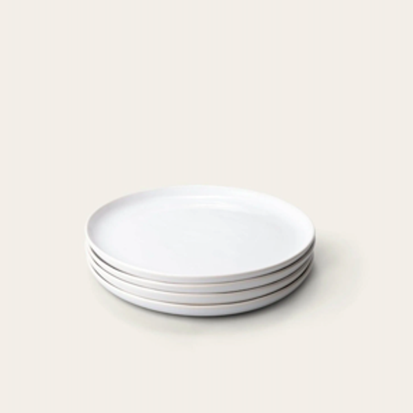 Salad Plates (Color: Pearl White)