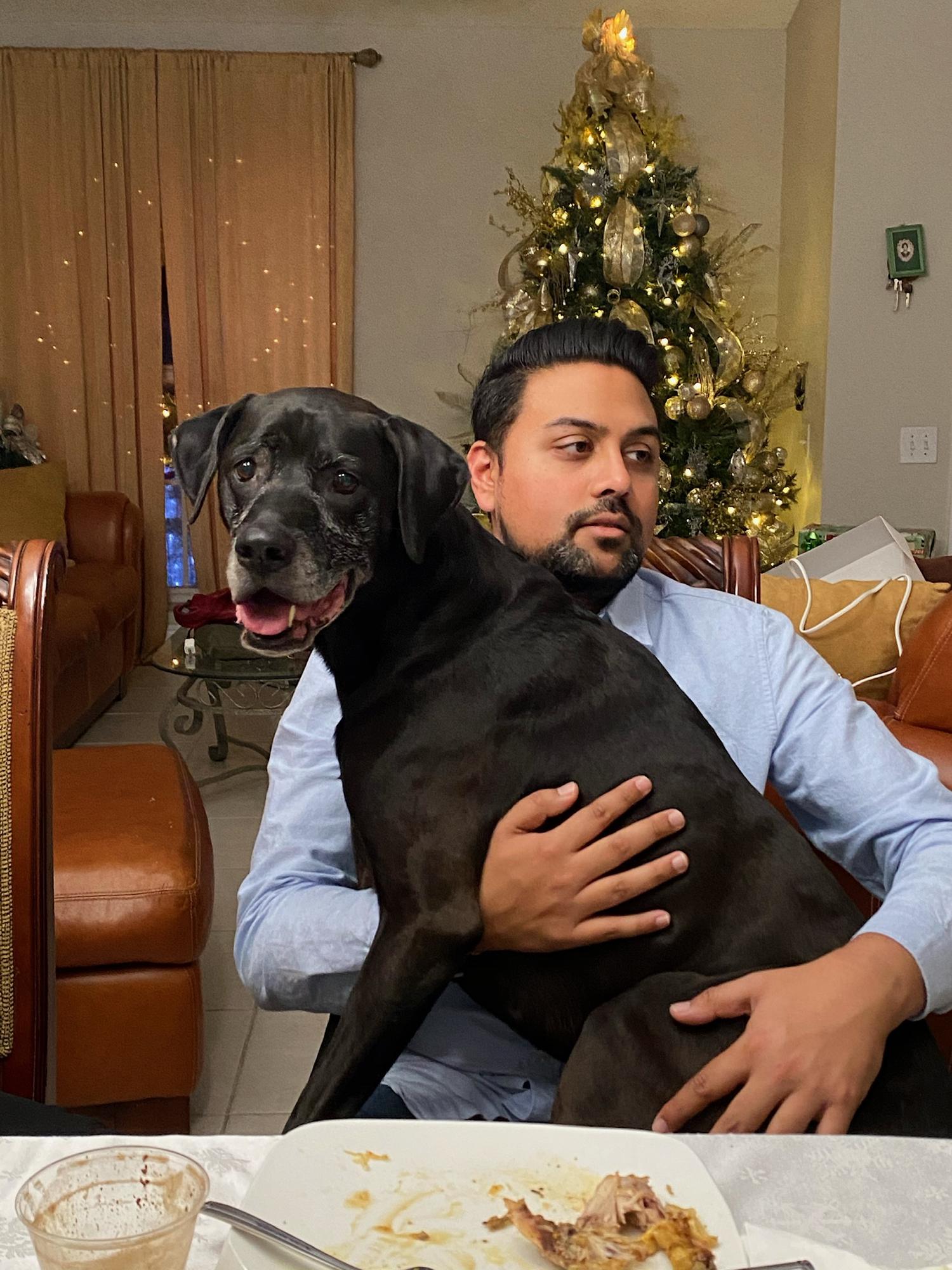 Papa offers the best cuddles