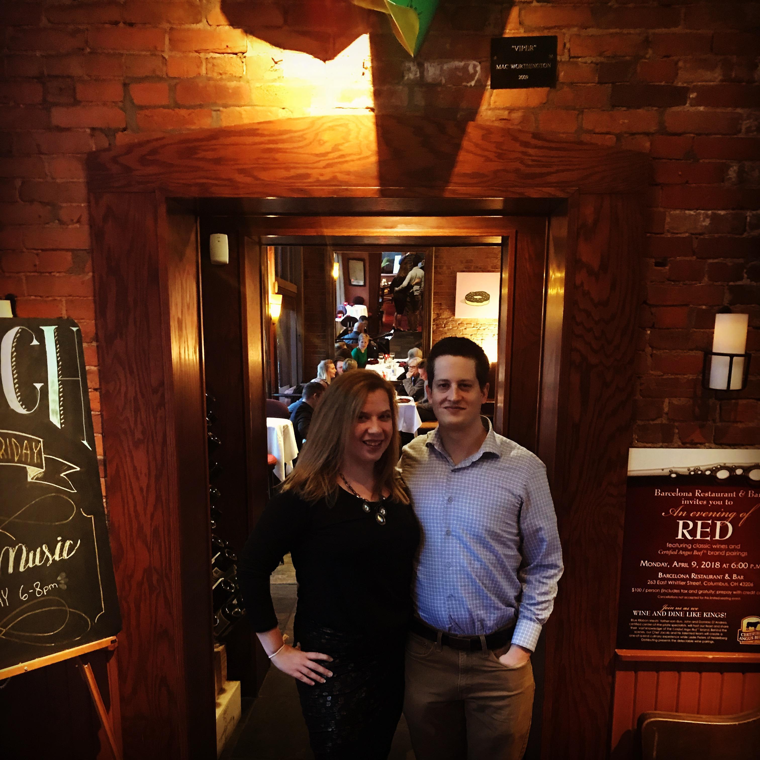 1st anniversary dinner!
