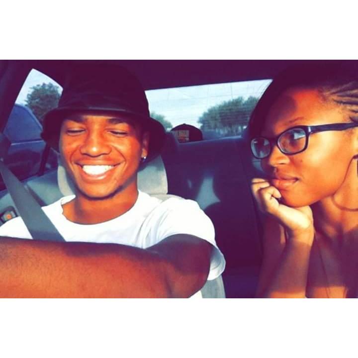 She's obsessed with his smile😍 one of the first pics they took at the beginning of their relationship (Sway's favorite pic of them)