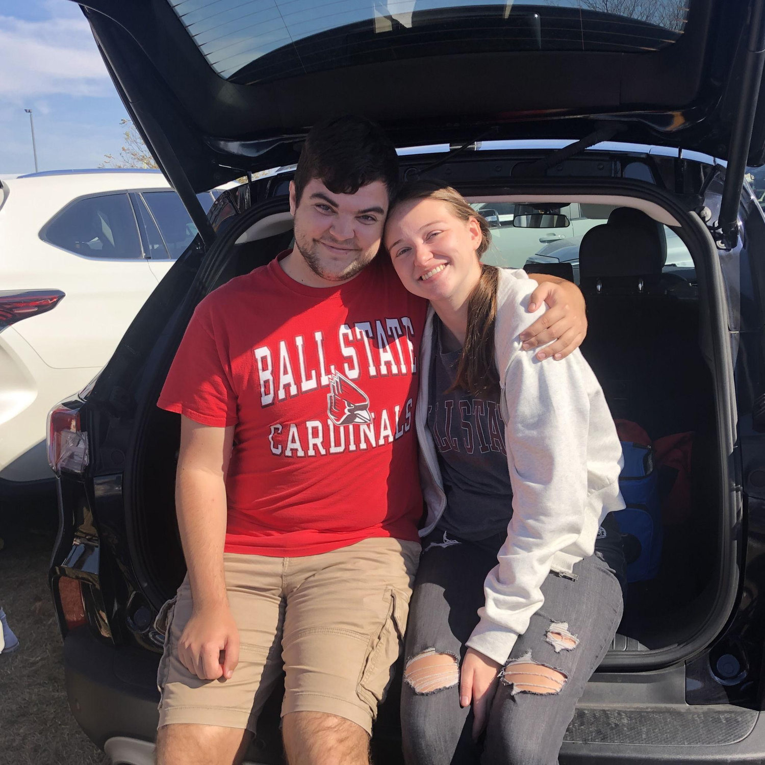 Cheering on Ball State!