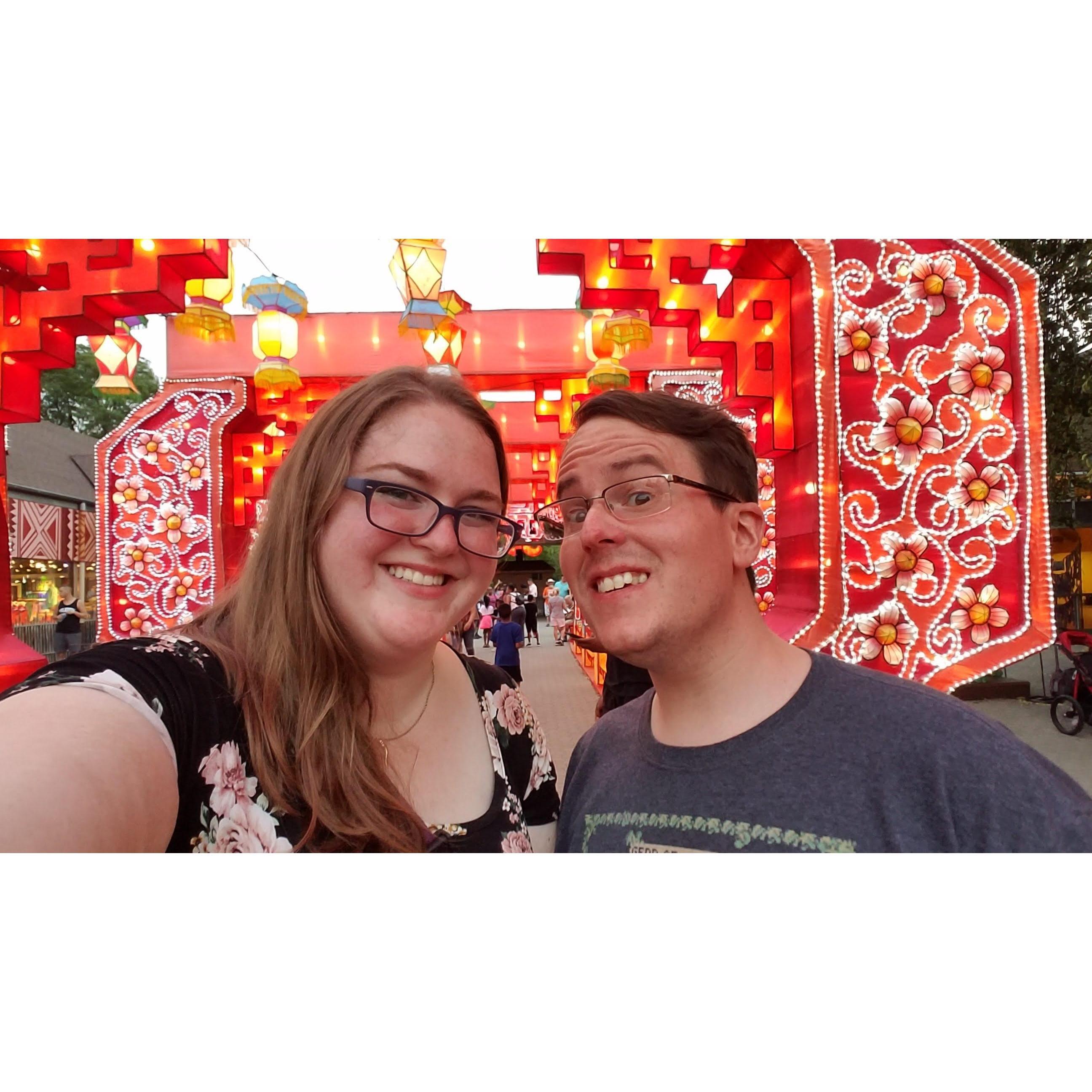 July 2019 we went to the Asian Lantern Festival at the zoo.