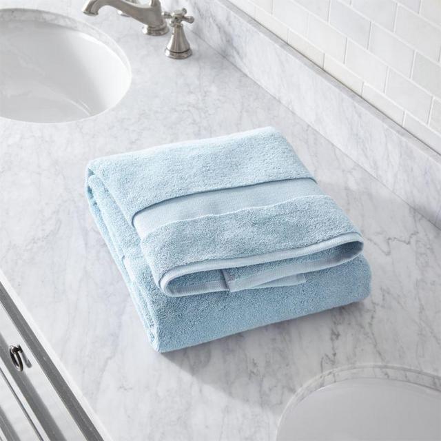 Turkish Cotton 800-Gram Sky Blue Bath Towel