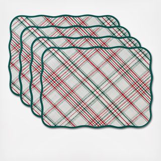 Merry Tartan Placemat, Set of 4