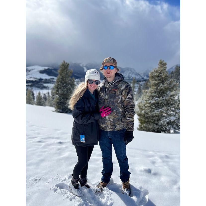 2/9/23- Landon and Hannah in Colorado, enjoying the beautiful mountains!