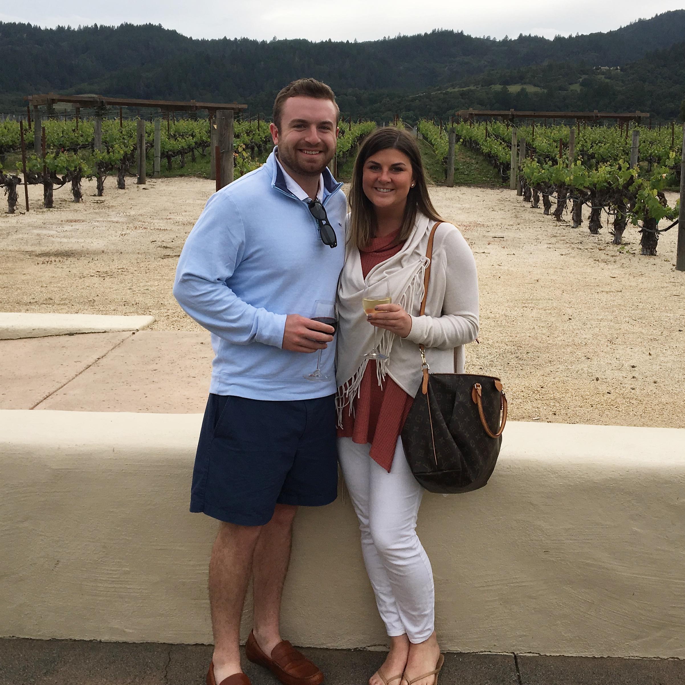 Chris was in California for work and I snuck there on the weekend and we went to Napa.. it was the best. (Actually on 4/22)