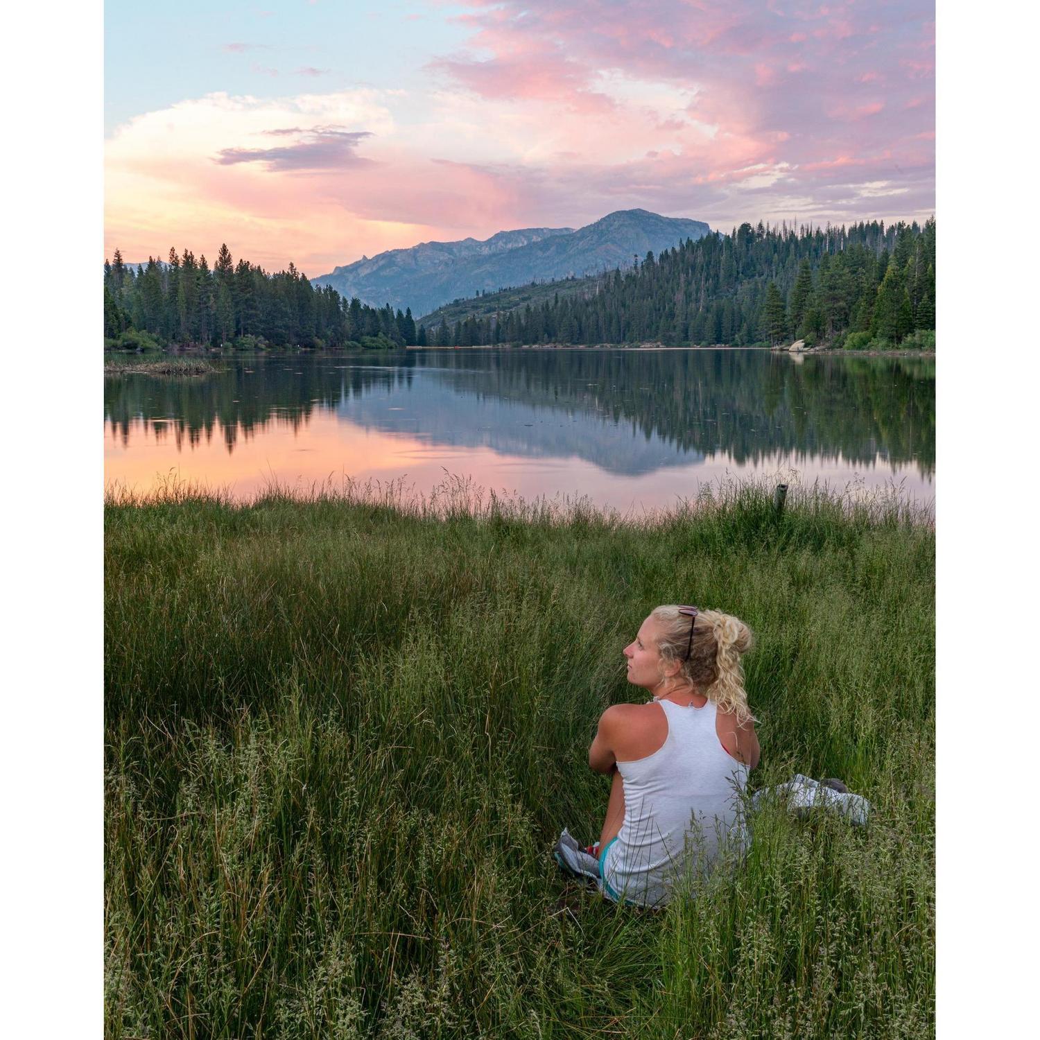 sunsets over hume lake together