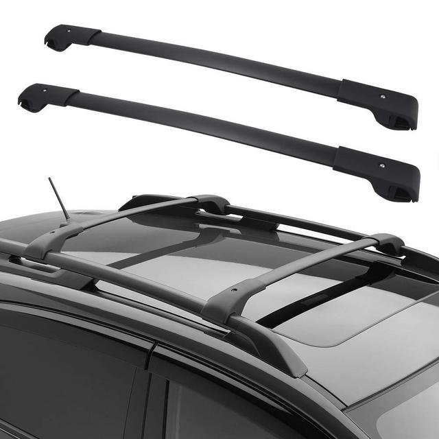 YITAMOTOR Cross Bars Roof Racks for 2014-2019 Subaru Forester/Crosstrek/Impreza with Side Rails (Incl. 2013 Crosstrek & 12-13 Impreza), Crossbars Rooftop Luggage Cargo Bag Canoe Kayak Carrier