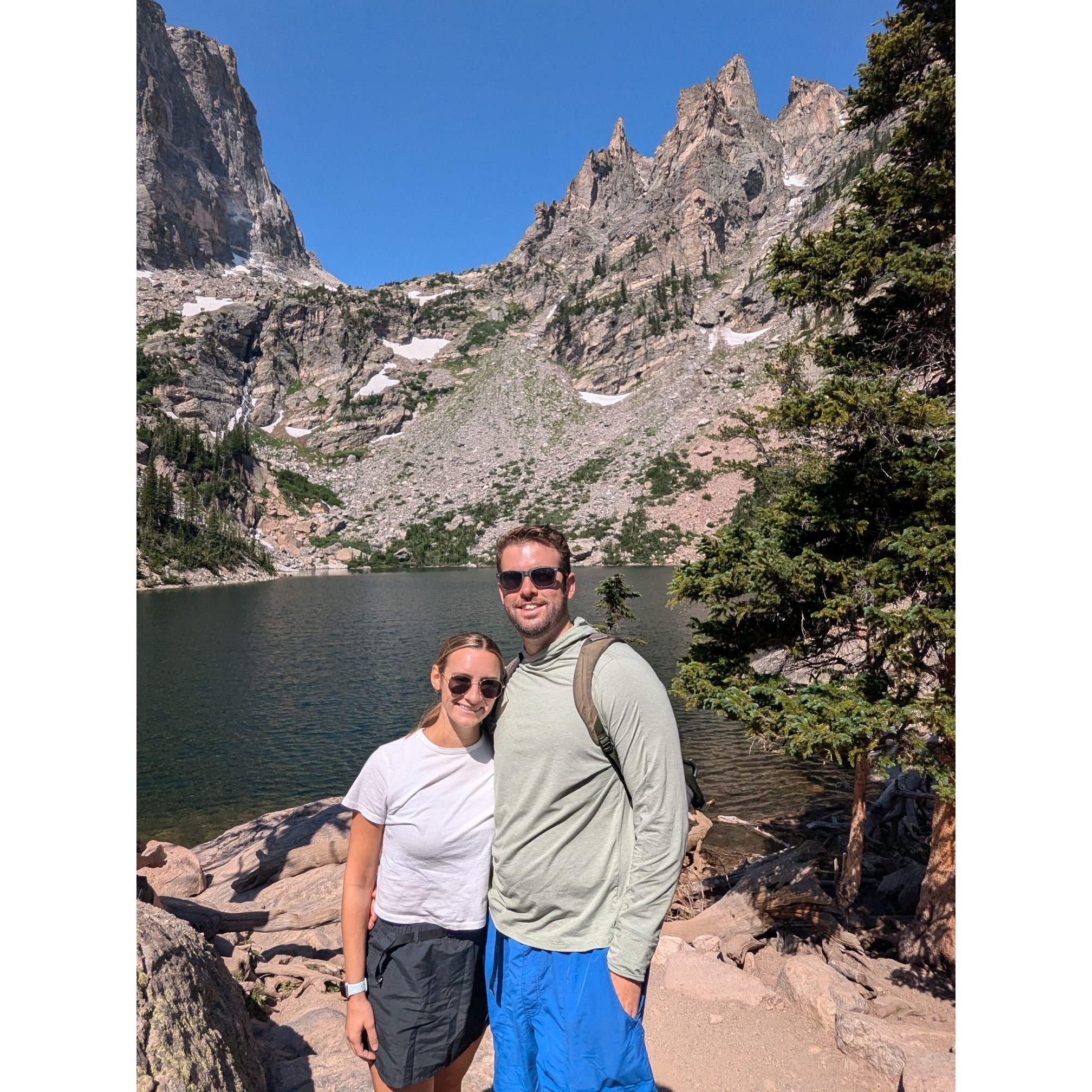 Estes park! Right before Elliot led us on a 10mile hike.